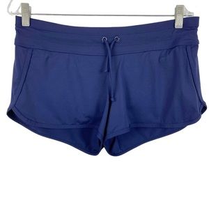 Athleta Kata Swim Short In Navy Blue Drawstring size Medium